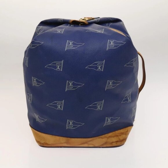 LOUIS VUITTON LV Cup Sac Marine Shoulder Bag PVC Leather Blue - Picture 3 of 15